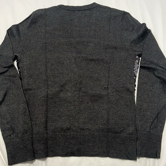 Michael Kors Cardigan With Sequins, Charcoal Grey Size S - Picture 3 of 3